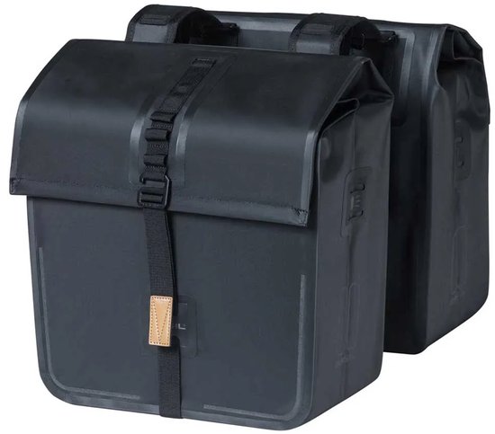 Basil Urban Dry Dubbele fietstas - Zwart - 50 Liter van Basil — afbeelding 3