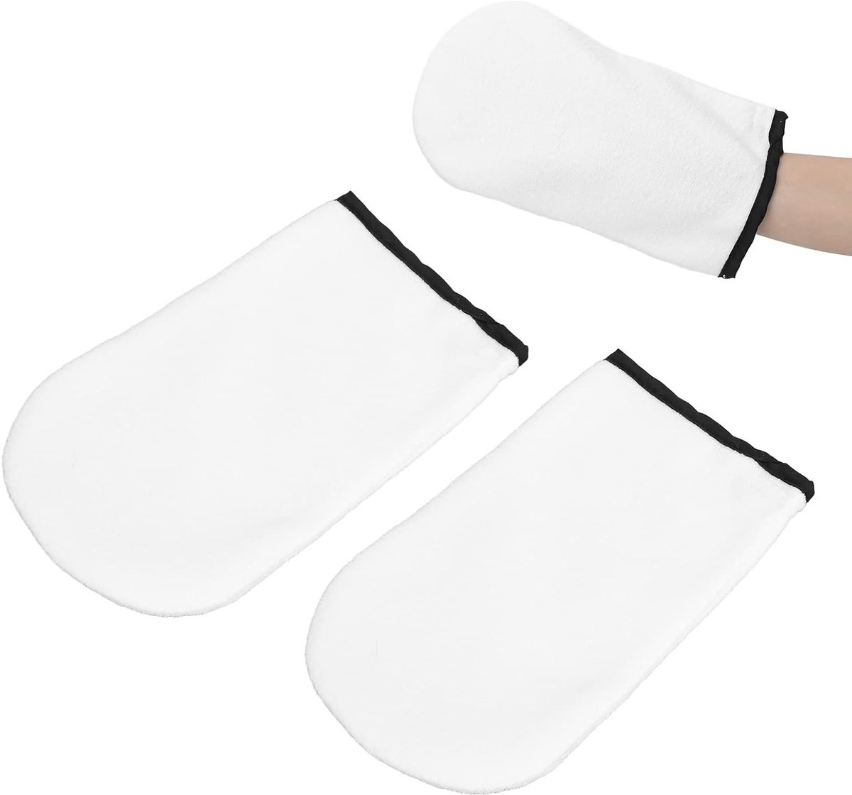 Paraffine Was Handschoenen voor Warmte Therapie, 2 Stuks, Katoen, Ideaal voor SPA Behandelingen en Huidverzorging