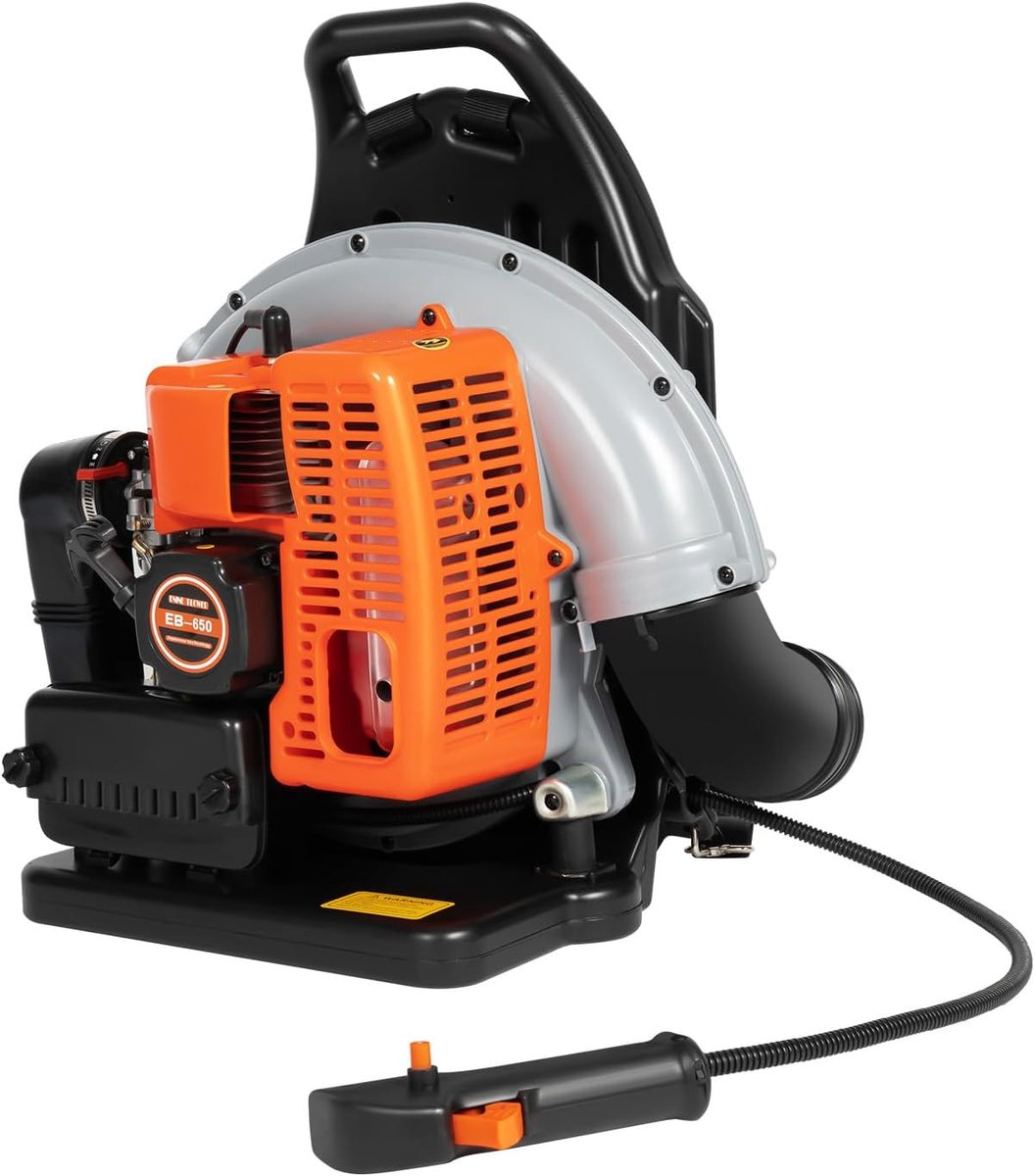 Benzine Bladblazer - Motorblazer Rugblazer - Tuin Reinigen - Krachtige 63CC Motor - 18 L Tank - Zwart