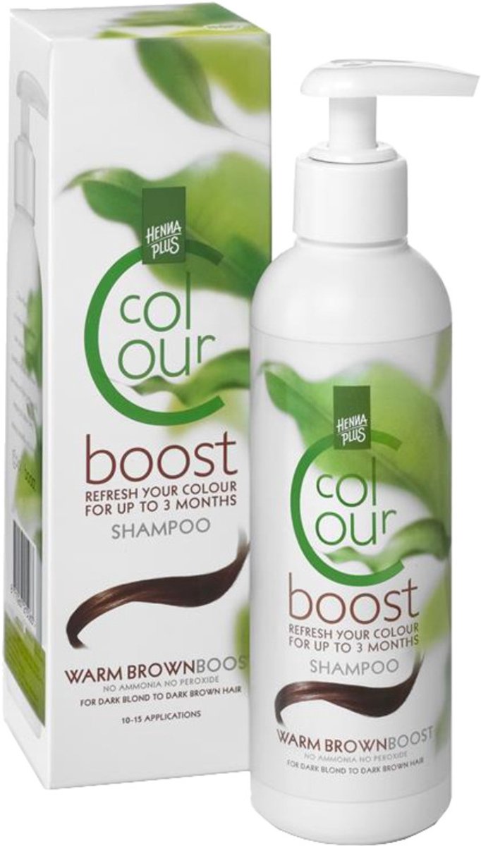 Hennaplus Colour Boost Warm Brown 200ML