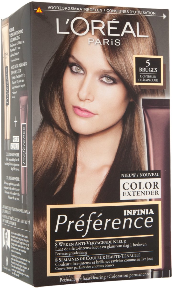 L’Oréal Paris Préférence Haarverf - 5 Bruges Lichtbruin - Color extender