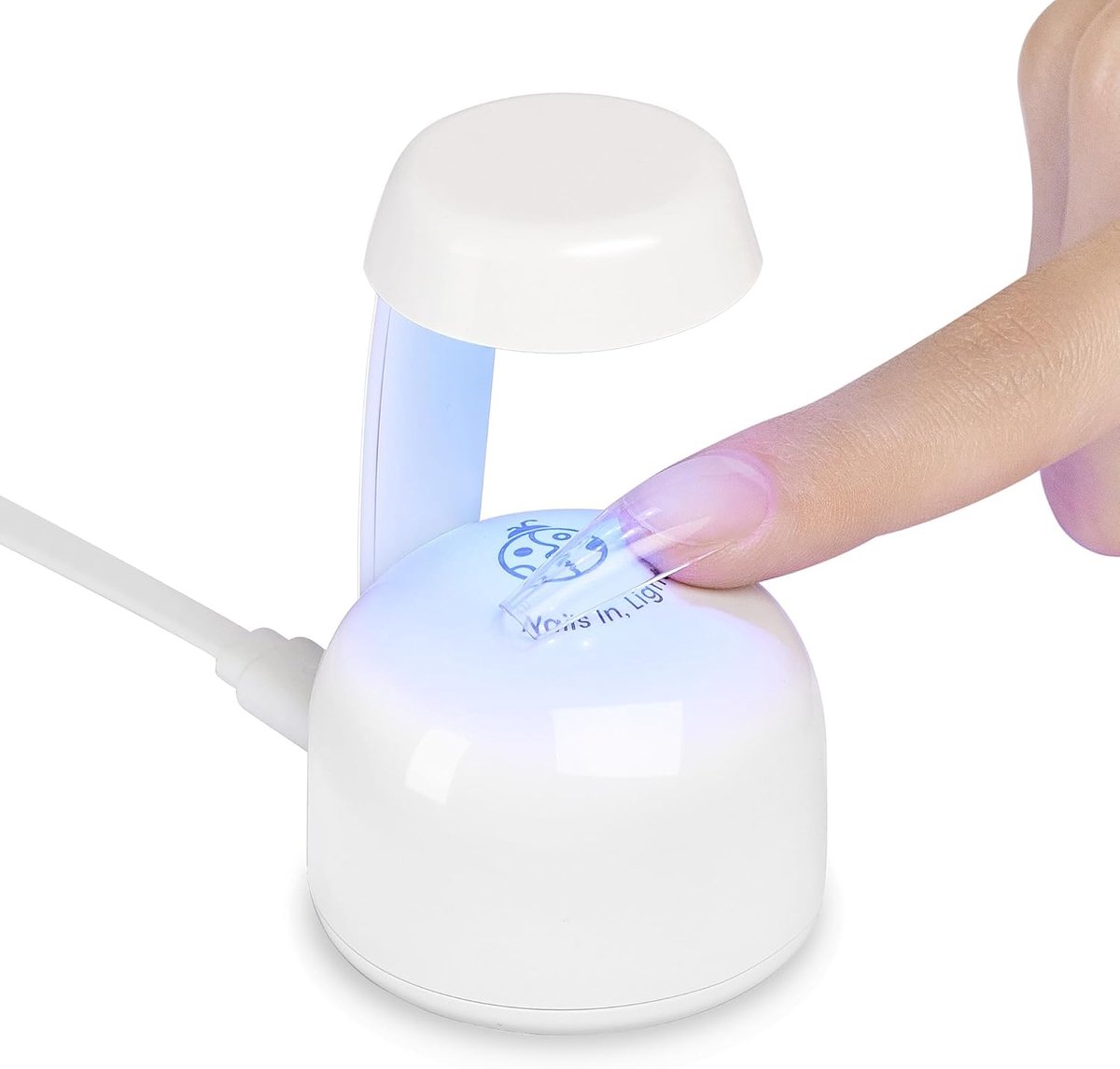 Mini UV Lamp - Nagel Droger - Nagels Verlengen - Snelle Uitharding - 5 Watt - Wit