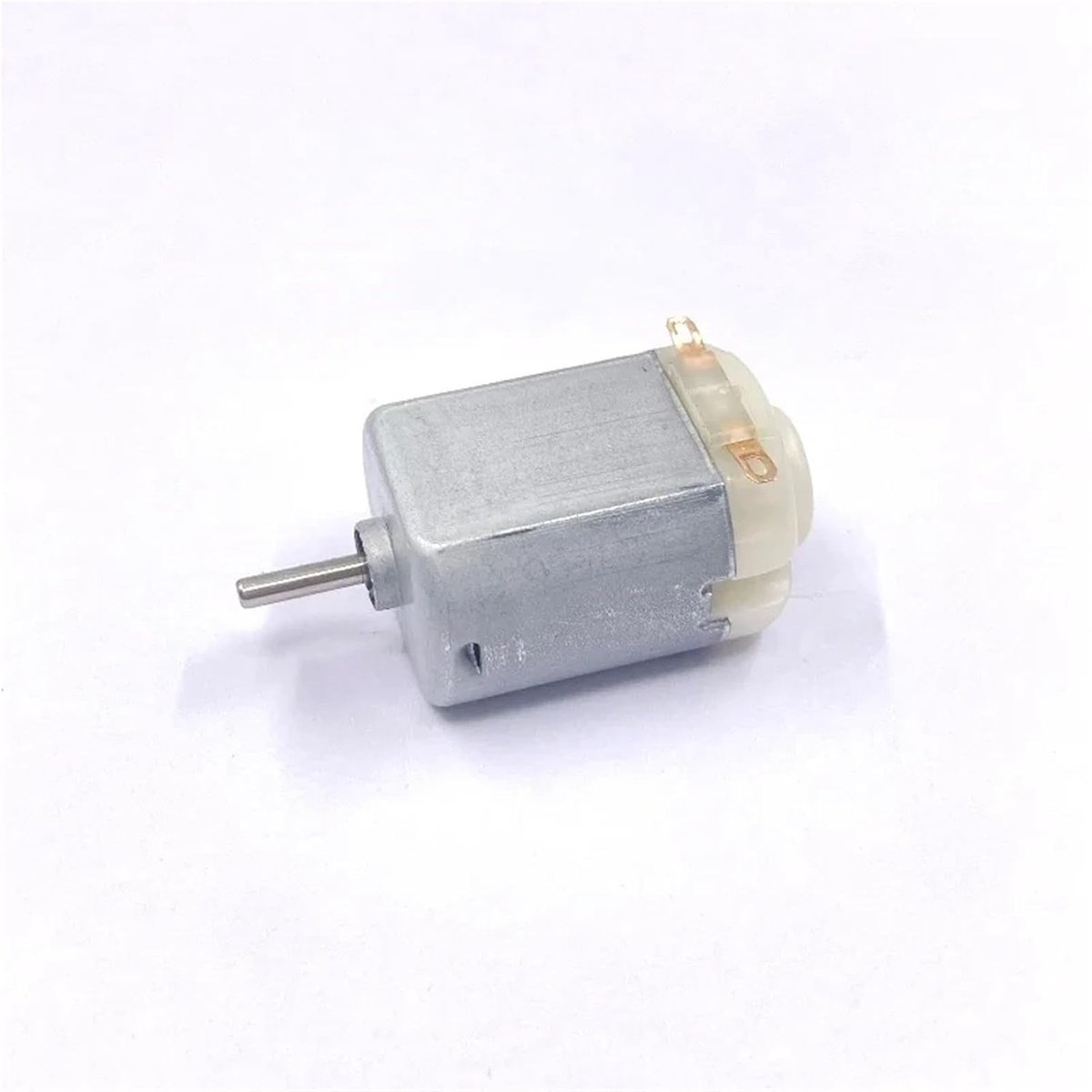 Elektromotor DC - Kleine motor - Modelbouw projecten - Hoge snelheid 20000 RPM - 20x15x25 mm - Zilverkleurig