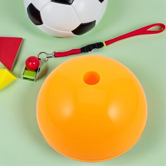 Voetbal Trainingspaal Houder - Sport Paal Basis - Agility Training - Weerbestendige Constructie - 19.5 x 19.5 x 10 cm — afbeelding 2