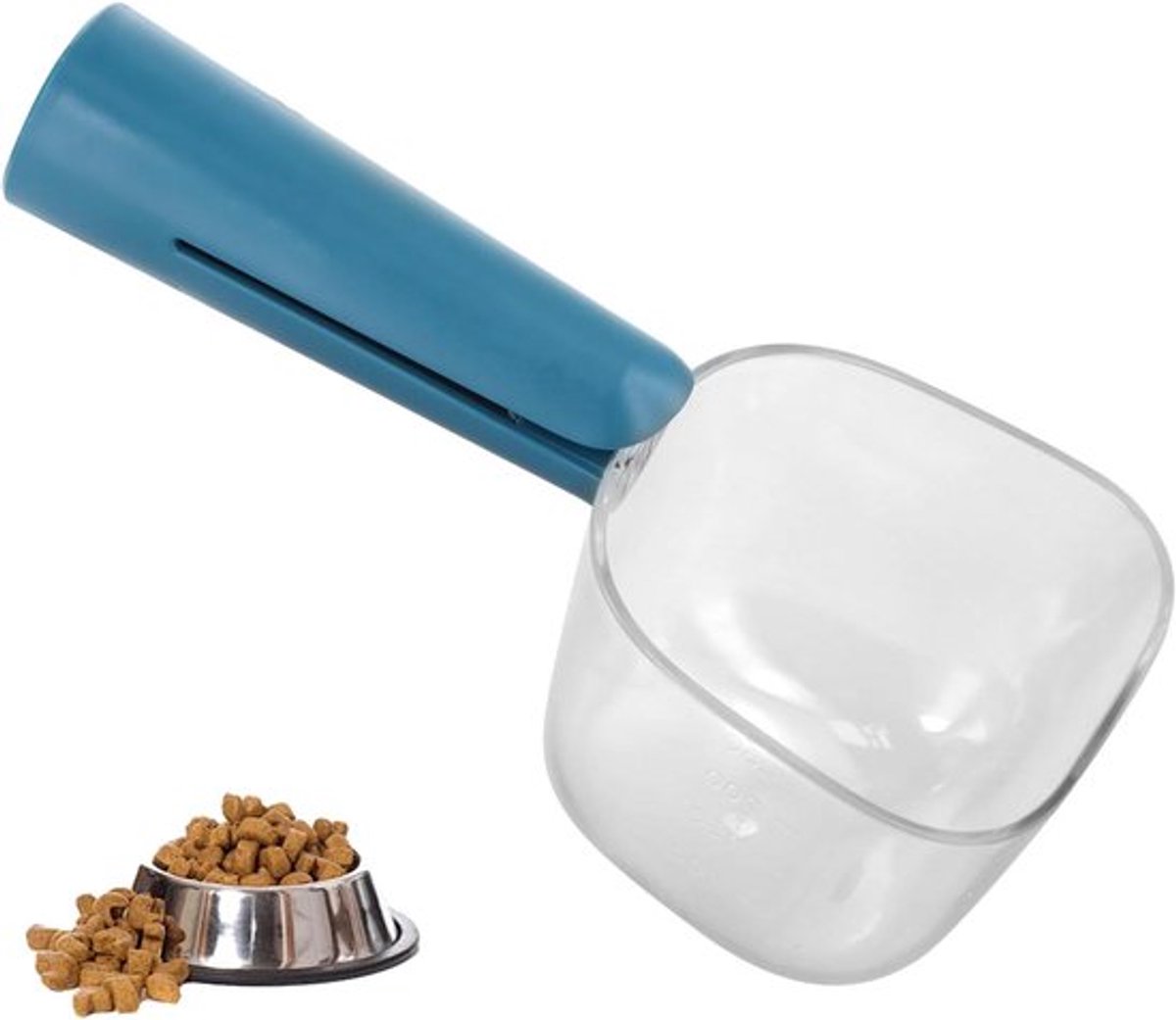 Allecto Plus Allecto Plus - 250 ml - Voederschep en doseerlepel voor droogvoer