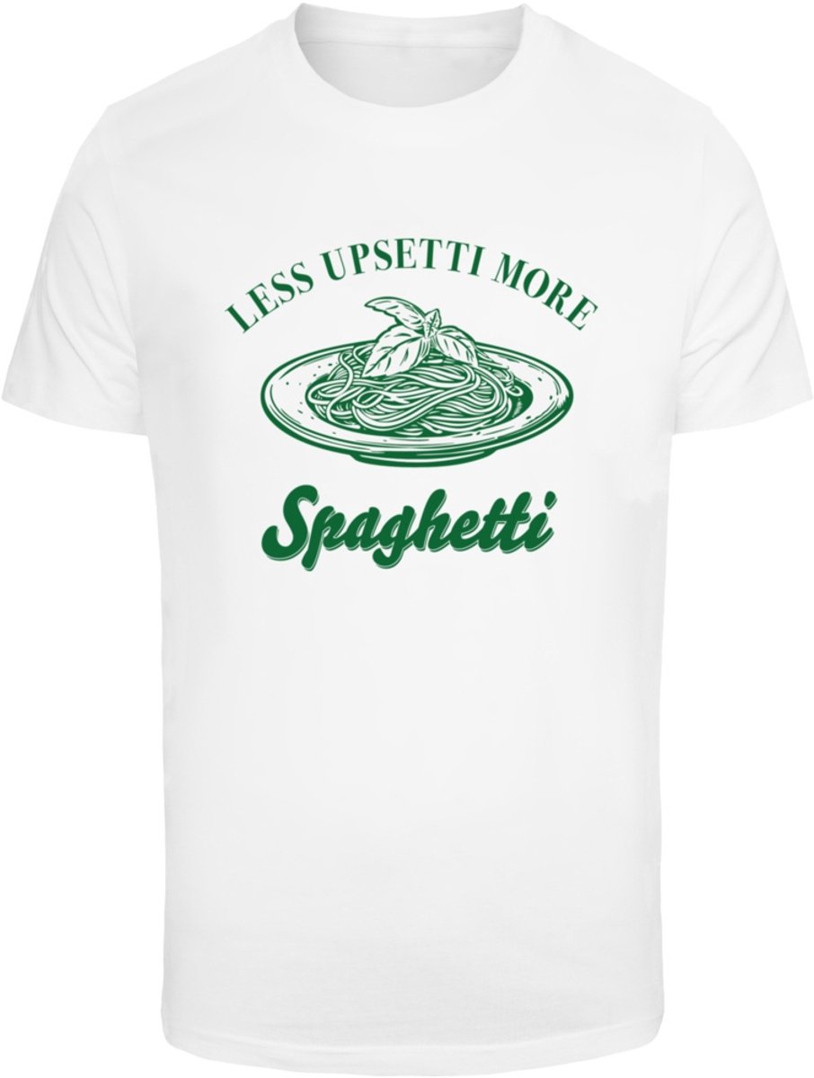 Mister Tee Upsetti Spaghetti Heren Tshirt XS Wit