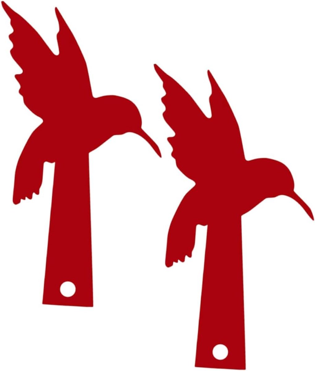 Brievenbus Vlag - Postvlag Decoratie - Brievenbus Versieren - Uniek Vogelontwerp - 24 x 13 cm - Rood