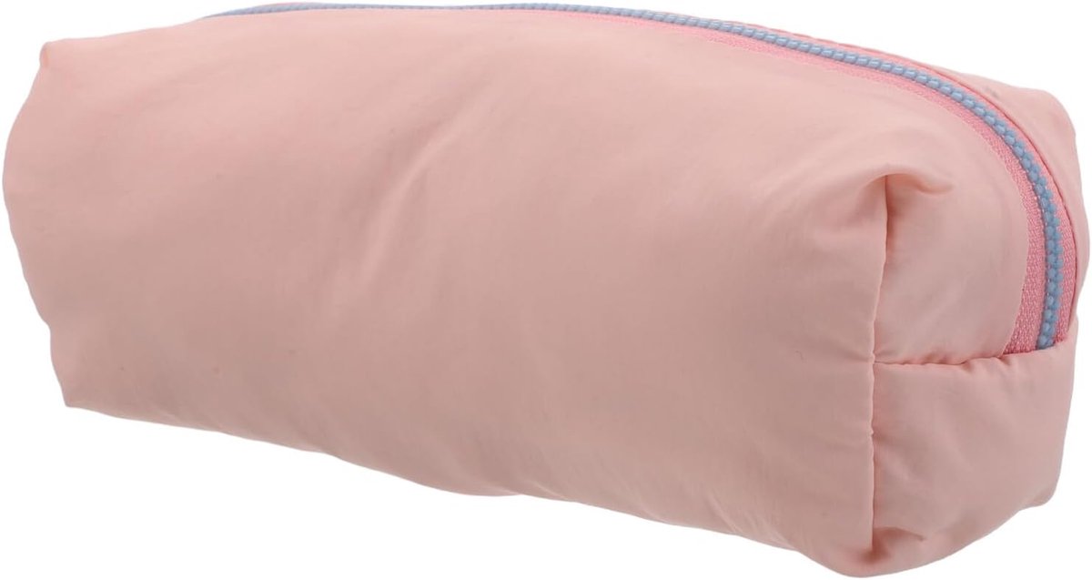Potlood etui - Pennenhouder potloodzakje - Schrijfwaren organiseren - Grote capaciteit - 19x8x6 cm - Roze