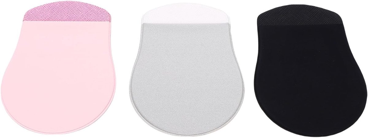 Opbergtasjes voor Laptop - Muis Tasje - Technologie Organiseren - Zelfklevend Ontwerp - 3 Stuks - Zwart Zilver Roze