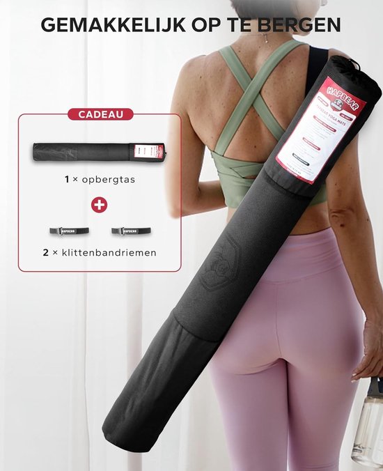 Grote Yoga Mat - TPE - Antislip - Duurzaam - Voor Thuis Training — afbeelding 2