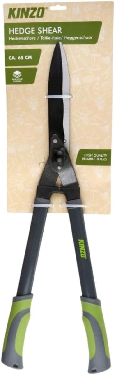 Heggenschaar - Snoeischaar Tuin - Tuinonderhoud Vormgeven - Anti-aanbaklaag Messen - 65 cm - null