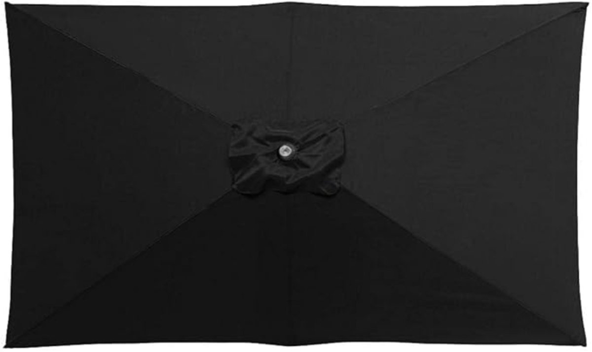 Parasol - Tuinparasol - Zweefparasol - Zwart - 300cm x 200cm x 255cm – foto 3