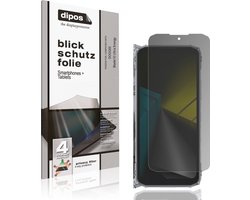 dipos – Film de protection d'écran mat Privacy compatible avec DOOGEE Blade10 Ultra Energy | Film de protection anti-espion