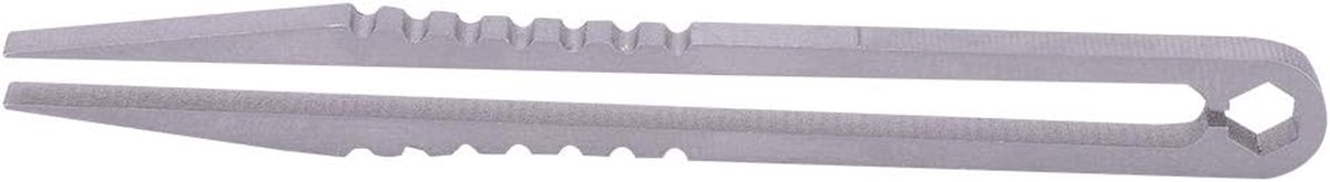Pincet - Precisie Tang - Modelbouw Reparatie - Roestbestendige Legering - 8.2 cm - Zilverkleurig