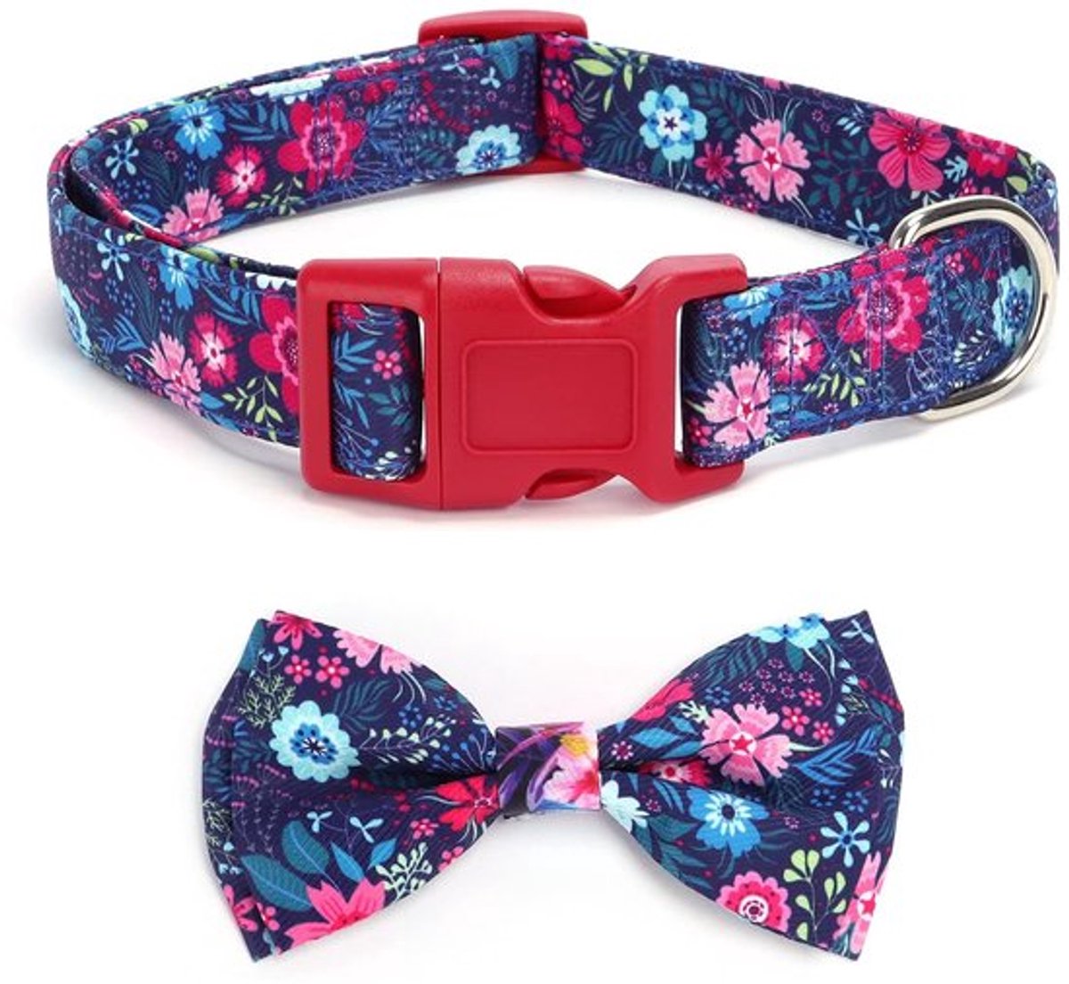 Store_8 - Afneembare vlinderdas - Zachte hondenhalsband - Rood