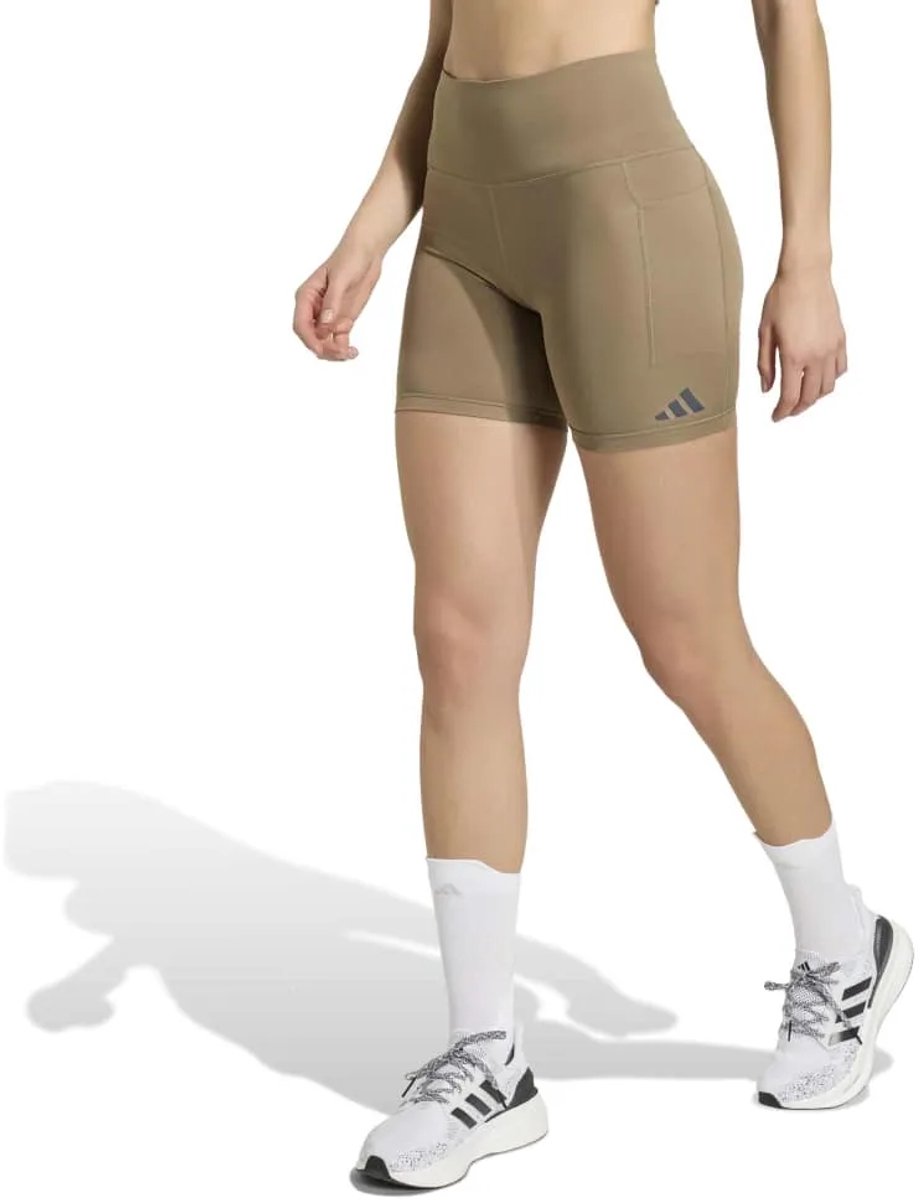 Adidas Adi365 Climacool Running 7´´ Korte Leggings Vrouw Khaki