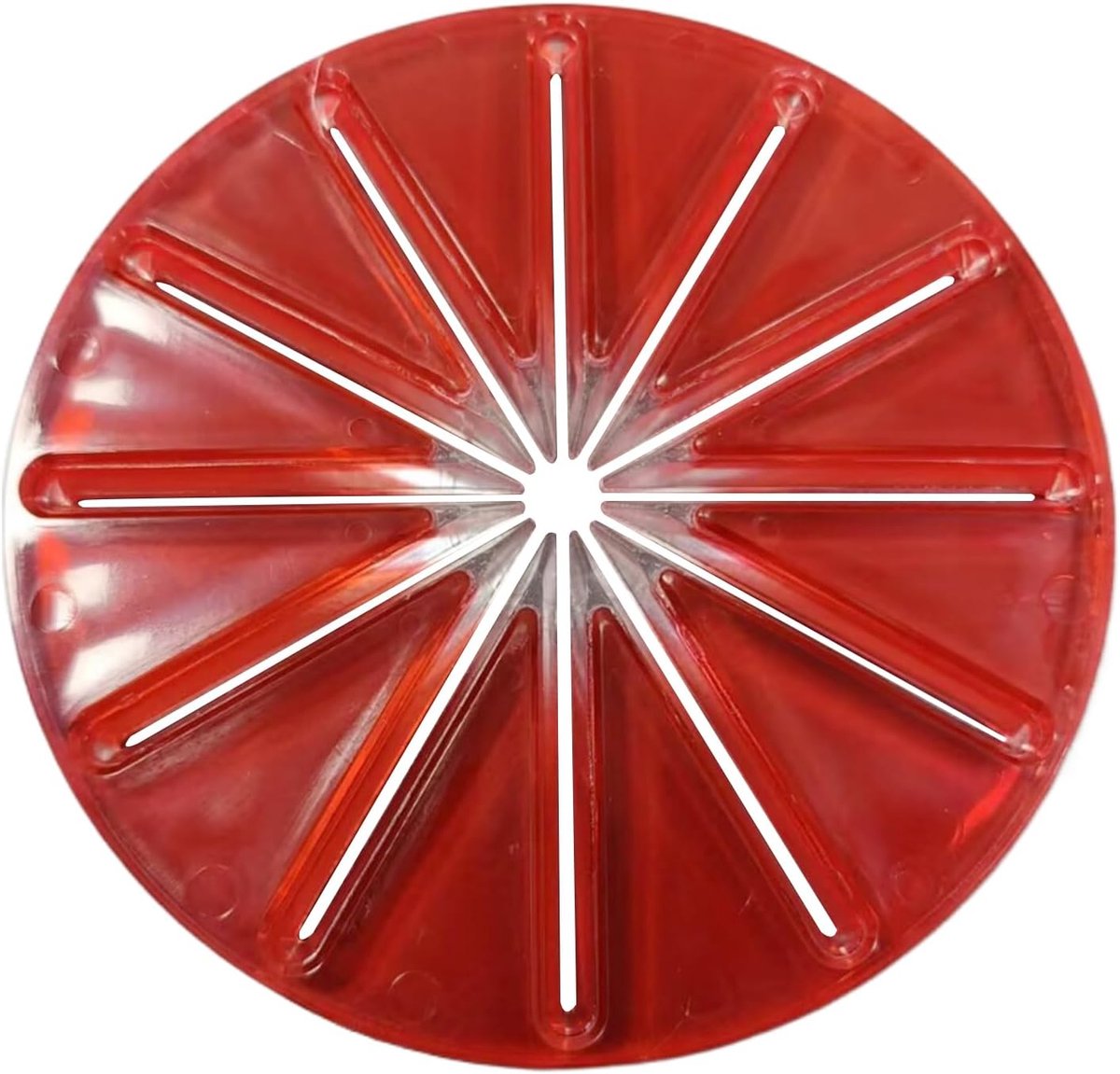 Mixer Spatdeksel Mengkom Afdekking Schoon Koken Zeslijnige Bescherming 14.5 cm Rood
