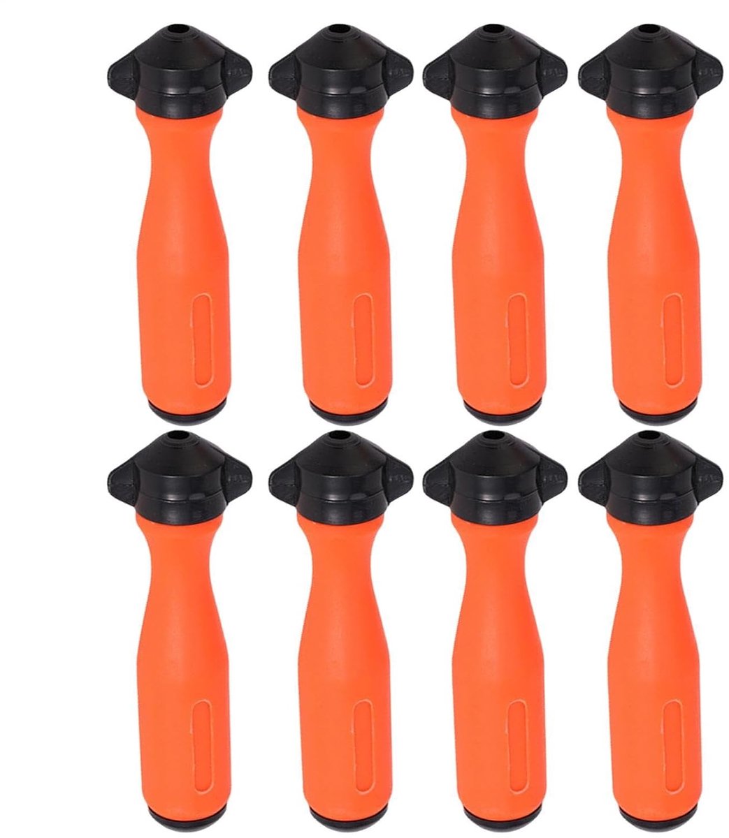 Kettingzaag Vijlgrepen - Vijlhouders Set - Gereedschap Onderhoud - Ergonomisch Ontwerp - 8 Stuks - Zwart