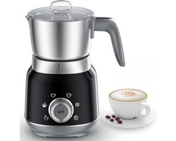 Elektrische Melkopschuimer en Melkverwarmer - Roestvrij Staal - 6 Professionele Modi - Automatische Bereiding - Voor Koffieliefhebbers