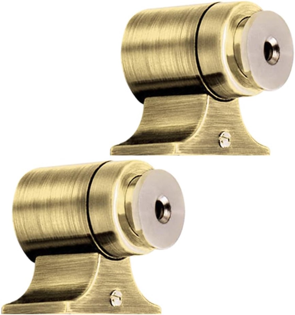 Deurstopper - Deurvanger - Deur Open Houden - Magnetische Veerbuffer - Compact - Goud