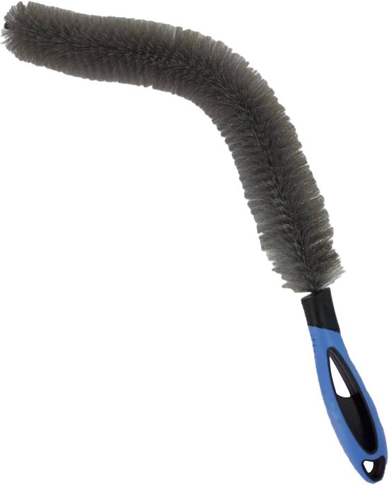 Reinigingsborstel Velgen - Wielborstel Lange - Auto Onderhoud - Buigbare Kop - 60 cm - Zwart