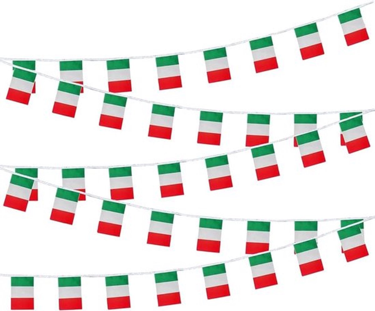Allecto Plus - Set van 40 stuks - Italiaanse vlaggen - Voor nationale