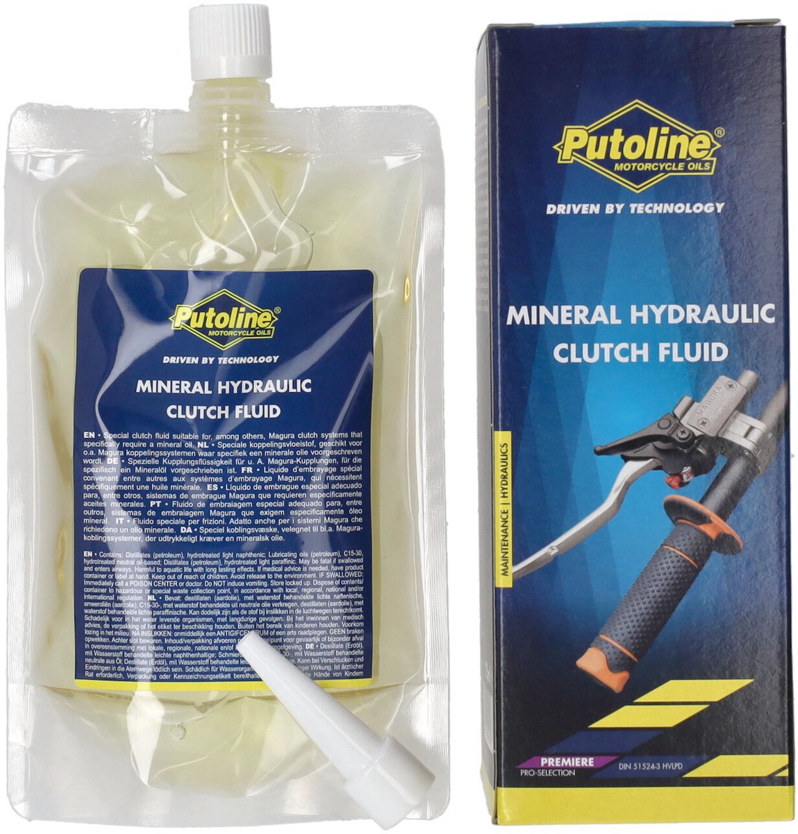 Putoline Hydraulische Olie - Voor koppeling - 125mL - O.a. voor Magura