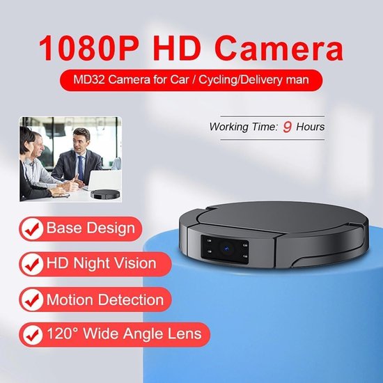 Verborgen Camera - Spy Cam - Compacte Mini Camera - Beveiliginscamera - Cameratoezicht van Merkloos — afbeelding 3