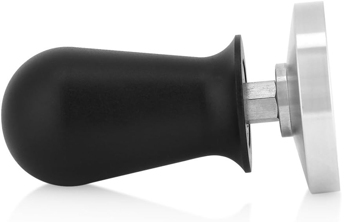 Koffie Tamper Espresso Tool Koffie Bereiden Platte Basis 51mm Diameter Zwart