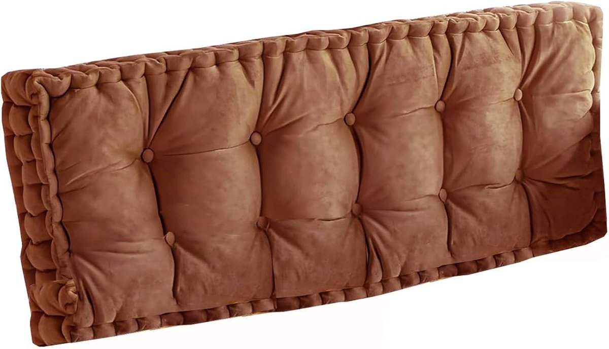 Tuinbankkussen - Zitkussen Bank - Comfortabel Zitten - Op Maat Gemaakt - 100 x 50 cm - Zwart