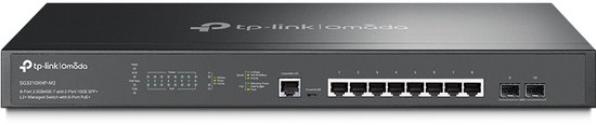 TP-Link Omada SG3210XHP-M2 netwerk-switch Managed L2+ 2.5G Ethernet (100/1000/2500) Power over Ethernet (PoE) 1U Zwart