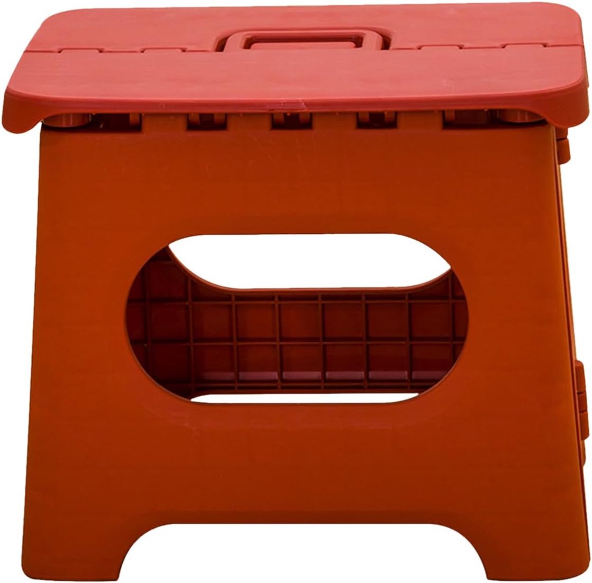 Opvouwbare Kruk - Klapstoel Vouwkruk - Multifunctioneel Gebruik - Eenvoudig Opvouwbaar - 10.2 inch - Rood