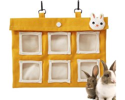 Konijnen Hooi Houder - Voederzak Kleine Dieren - Netjes Voeren - Krasbestendig Canvas - Grote Capaciteit - Niet gespecificeerd