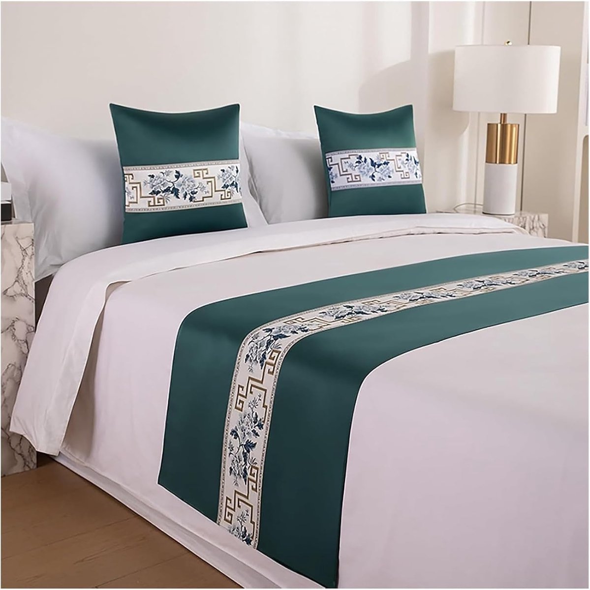 Bed Loper Sjaal - Decoratieve Bed Cover - Hotel Kamer Decor - Hoge Dichtheid Polyester - 50 x 240 cm