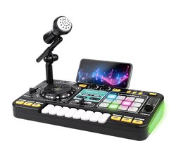 DJ Set voor Kinderen met Bluetooth & Microfoon - Oplaadbare DJ Mixer - Muziekspeelgoed - Karaoke - Educatief Speelgoed vanaf 3 Jaar