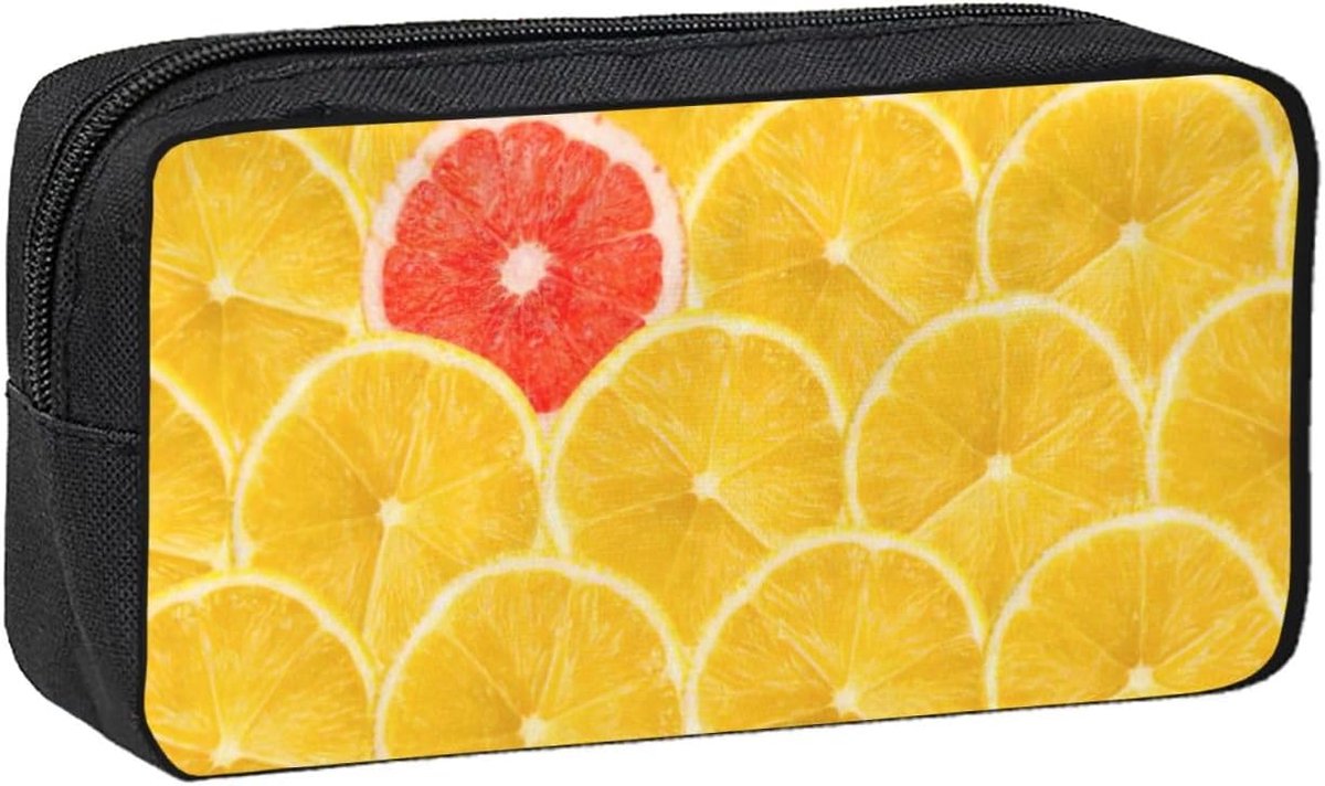 Pennenetui Grote Capaciteit - Briefpapier Organizer - Kantoor Dagelijkse Slijtage - Lichtgewicht Ontwerp - 22 cm Lengte - Zwart