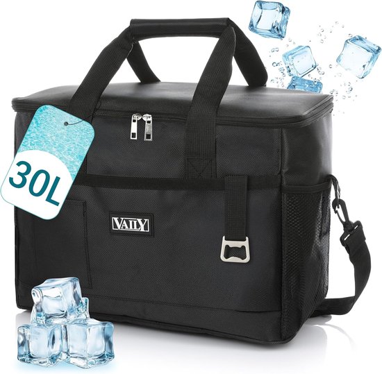Koeltas - Opvouwbaar - 30 Liter Inhoud - Betrouwbare Isolatie - Voor Auto, Strand en Reizen