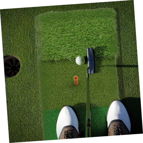 Golf Oefenmat - Putting Hulp - Golf Trainen - Realistisch Gras Oppervlak - 30 x 60 cm - Groen van GOLF — afbeelding 2