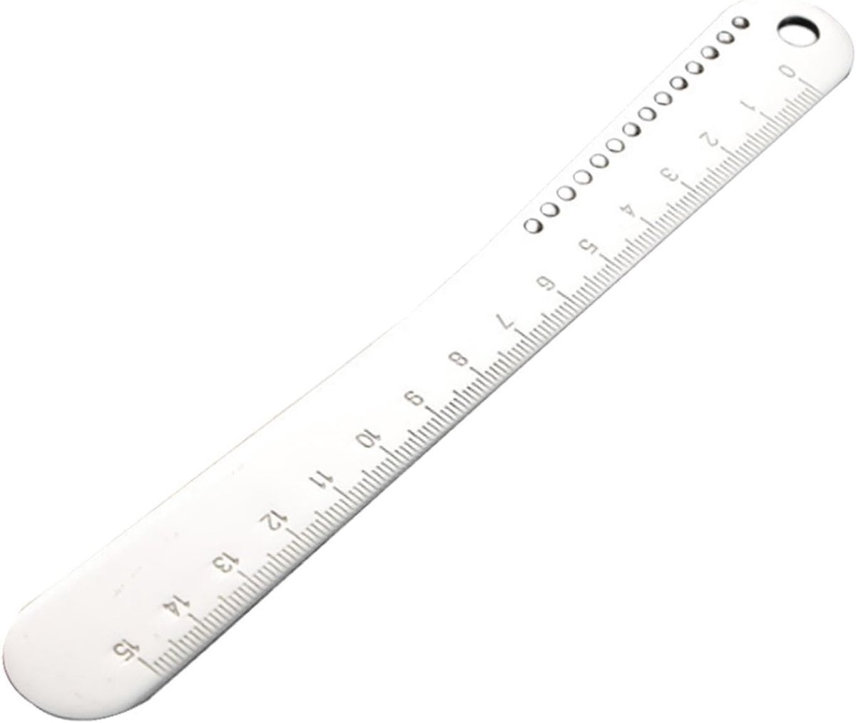Keuken Liniaal - Kookhulp - Precisie Meten - Met Geïntegreerde Schaal - 18 cm - Zilver