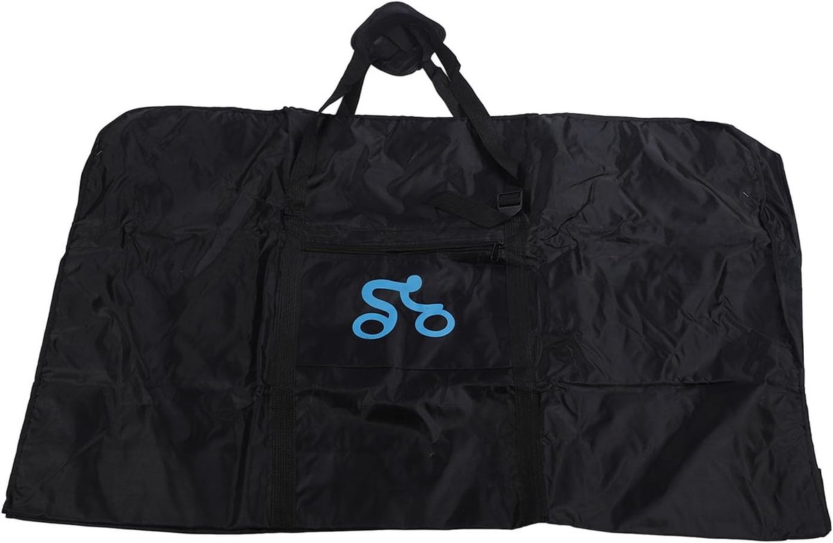 Vouwfiets tas - Reis draagtas - Fiets vervoer - Verdikt Oxford doek - 26-27.5 inch - Zwart