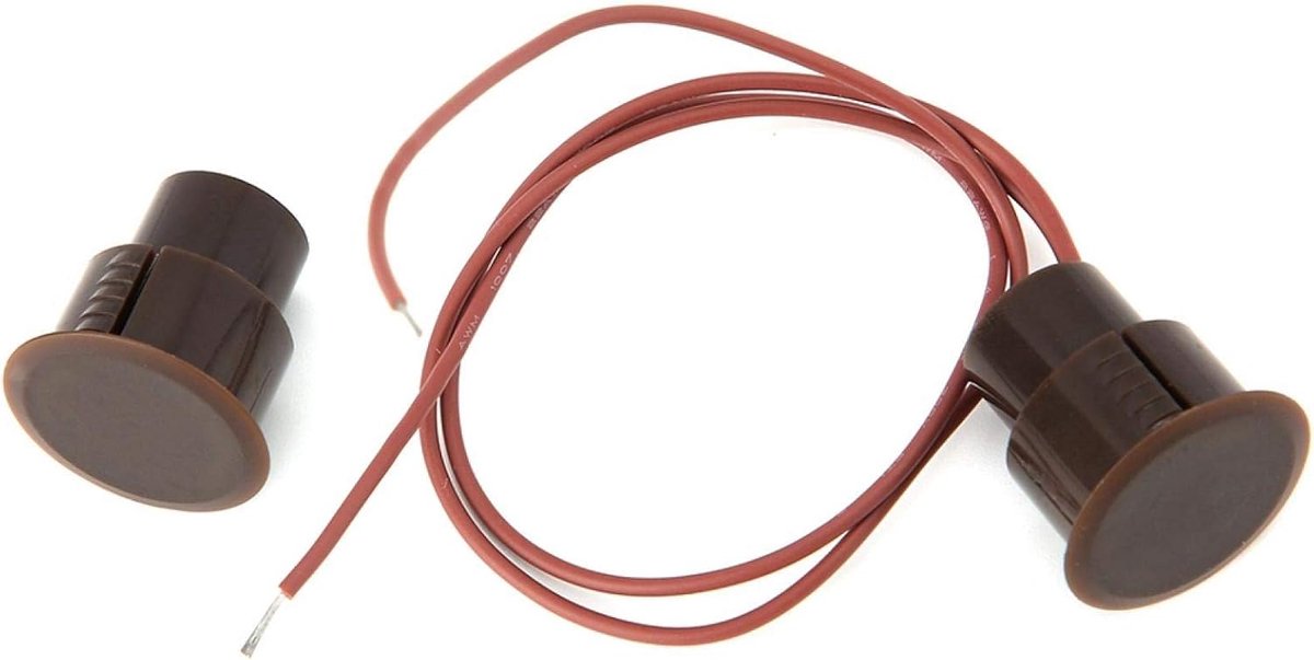 Deur Alarm - Magnetische Sensor - Beveiliging Thuis - Hoge Gevoeligheid - 15-25mm - Zwart