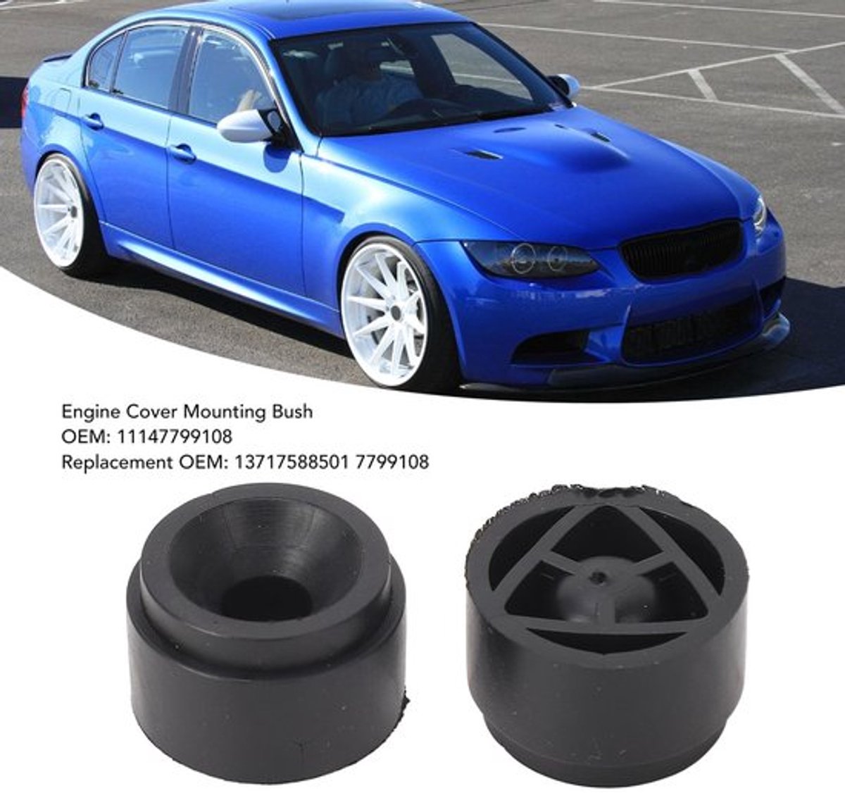 NTHProducts - Undermotor Cover - Rubber Washer - Robuuste montage voor