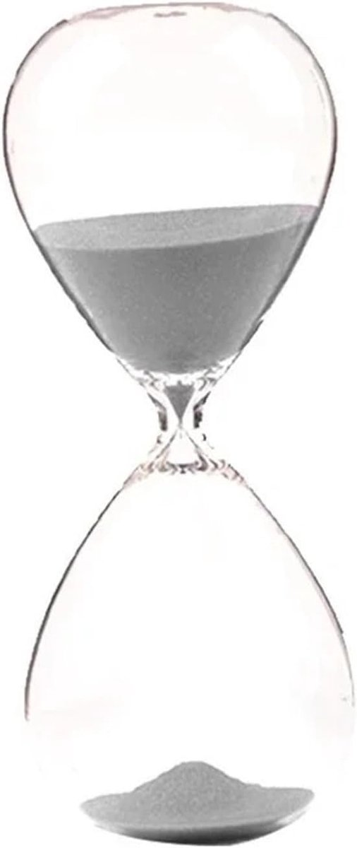 Grote Zandloper - Zandklok Timer - Tijd Beheer - Vier Tijden In Eén - 30 cm - Blauw