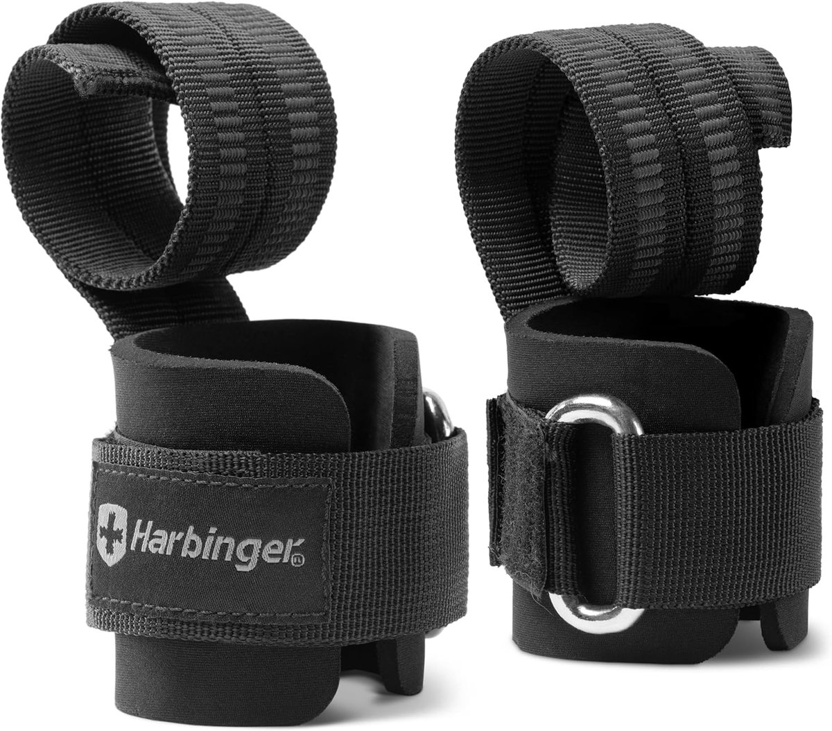 Thijox - Big Grip No-Slip Hefbanden - Nylon Lifting Straps met DuraGrip - Antislip Grip voor Krachttraining - Paar - Voor Gewichtheffen en Fitness