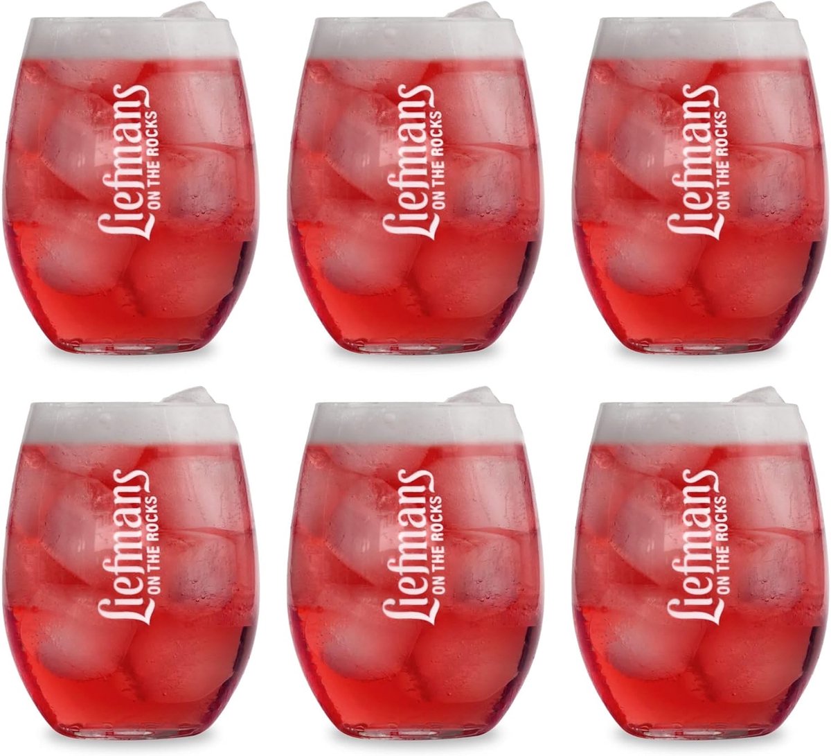 Thijox - Set van 6 Glazen 25 cl - Ideaal voor Fruitbier, Frisdrank en Koude Dranken - Heldere Glazen voor Feesten, Camping en Tuin - Comfortabele Drin