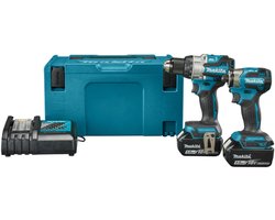 Makita DLX2527TJ Accu combiset 2-delig (DDF489 + DTD173) 18V 5.0Ah in Mbox