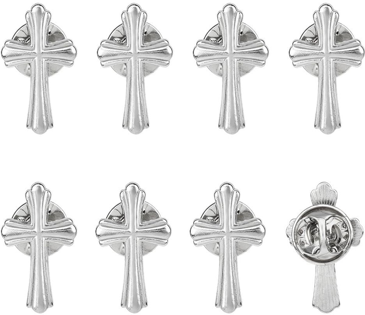 Dailygoods - Set van 8 Kruisspelden voor Religieuze Kleding