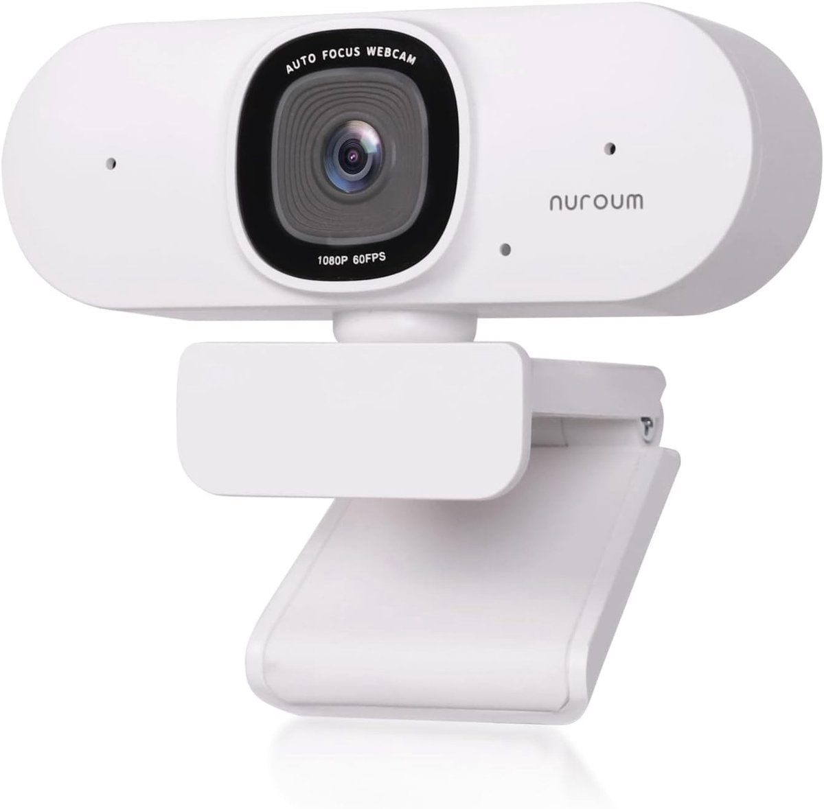 Thijox - Full HD 1080p Webcam met Ruisonderdrukkende Microfoons, Autofocus, Groot Gezichtsveld, USB Plug & Play voor Zoom/Skype/Teams