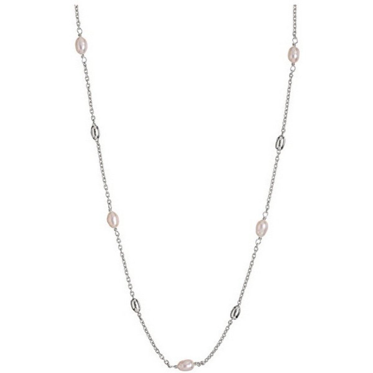 ALISIA AL4133 ZILVEREN KETTING MET PARELS 1 STUK