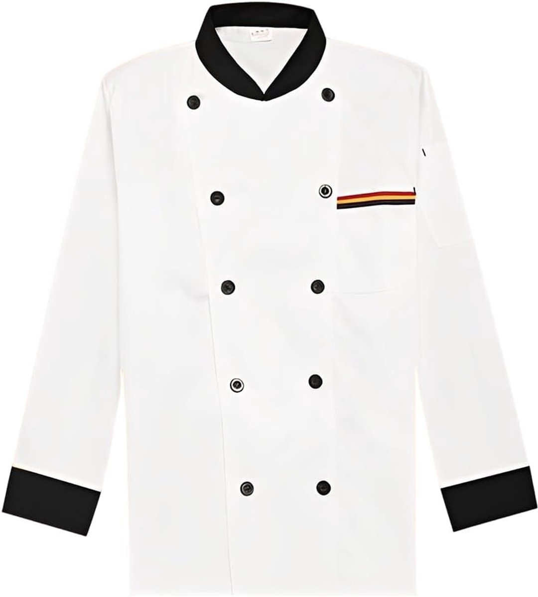 Langdurige Unisex Koksjas met Lange Mouwen voor Hotels, Restaurants en Keukens - Professioneel Chef Uniform